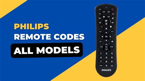 philips remote codes